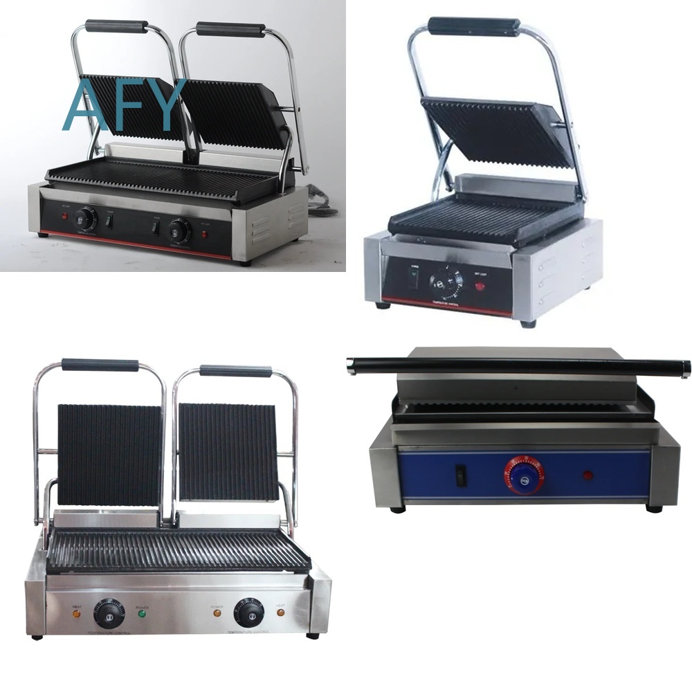 Sandwich Press Grill - 業務用電気パニーニプレスグリルマシン、サンドイッチ、バーガー、トースティメーカー、食品機器、キッチン家電