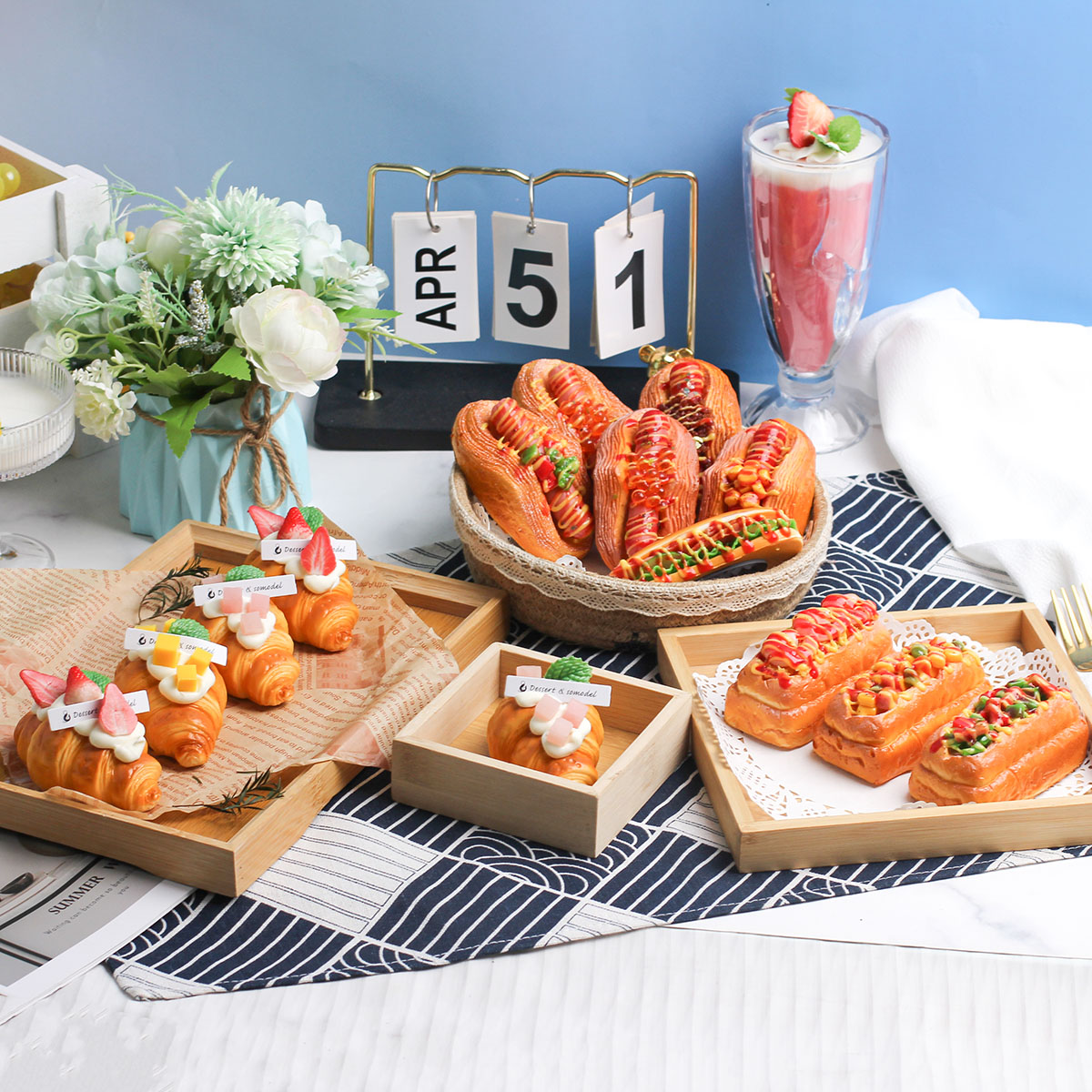 Kitchen Appliances Ideas - 3個入りフルーツ調理用パン冷蔵庫マグネットセット - ホームデコレーションキッチン家電アクセサリー - パーティーギフトアイデア