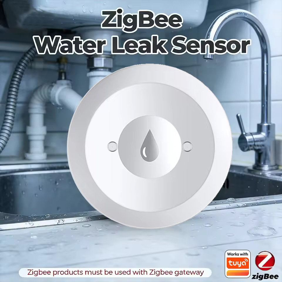 Zigbee水漏れセンサー、キッチン/バスルーム用アプリ遠隔 - Kitchen Appliances Video のレビューと価格