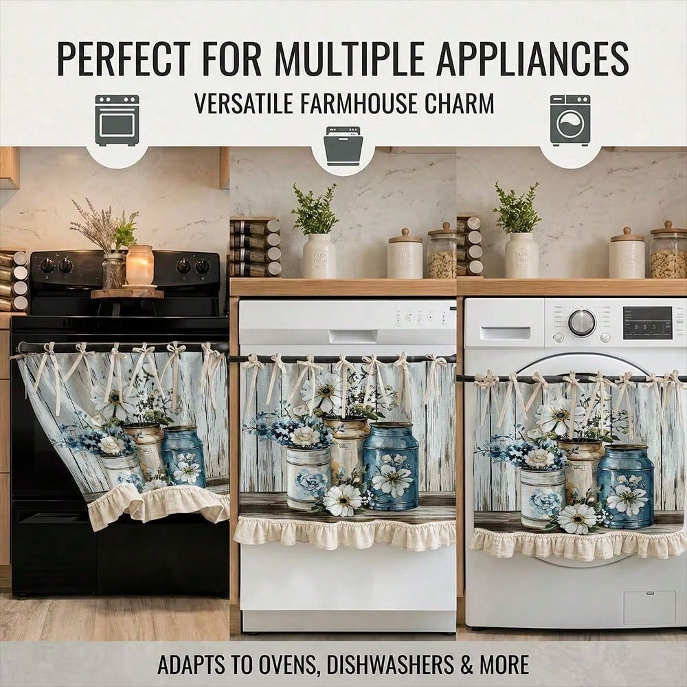 2Dファームハウススタイル、キッチン家電カバー、多機能オーブ - Kitchen Appliances Vintage のレビューと価格