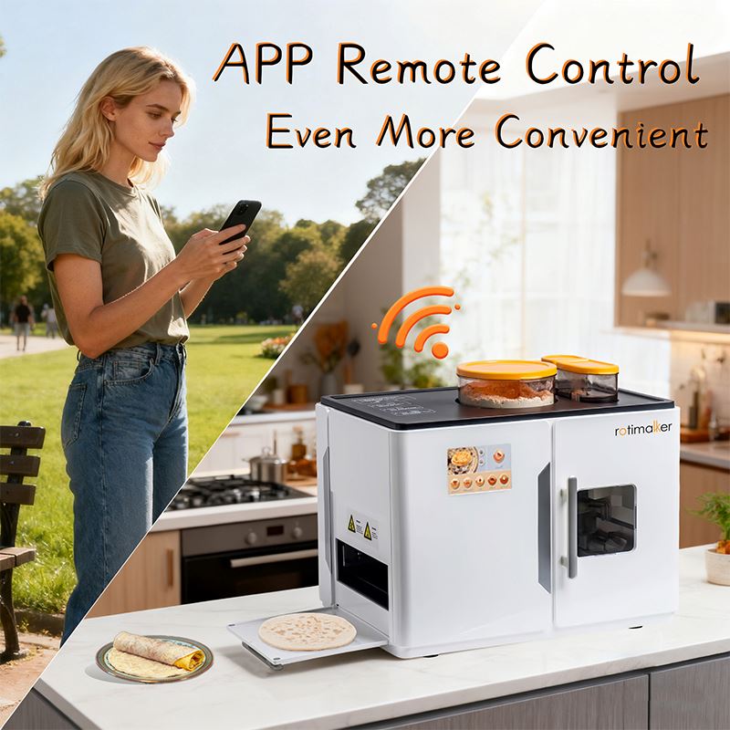 家庭用温度調節機能付き電動インテリジェント自動ロティメーカー - Roti Maker Automatic のレビューと価格