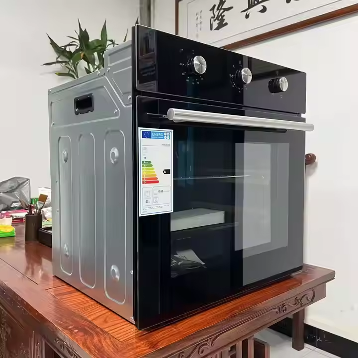 63L電気ビルトイン4機能ダブルオーブンキッチン家電ピザ電子 - Kitchen Appliances Electric Stove のレビューと価格
