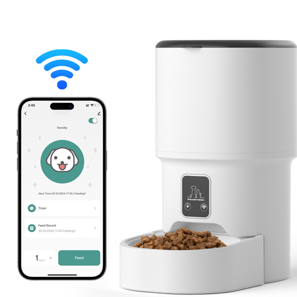 カメラ付き自動猫フィーダー、ビデオペットフィーダー、2.4G - Kitchen Appliances Video のレビューと価格