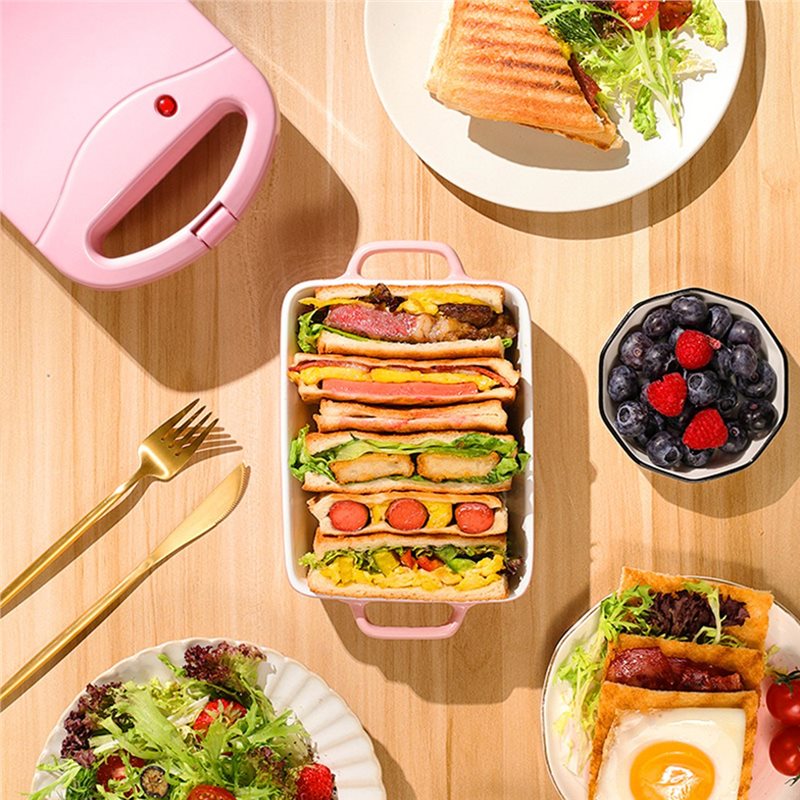 【B25B!】 EUプラグ電気サンドイッチメーカーポータブル - Sandwich Press Grill のレビューと価格