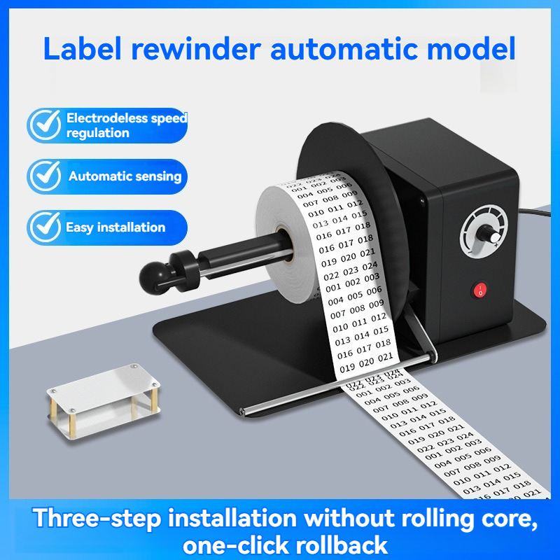 12V自動ラベル巻き取り機 - ケアラベル、工業用ステッカー - Roti Maker Automatic のレビューと価格