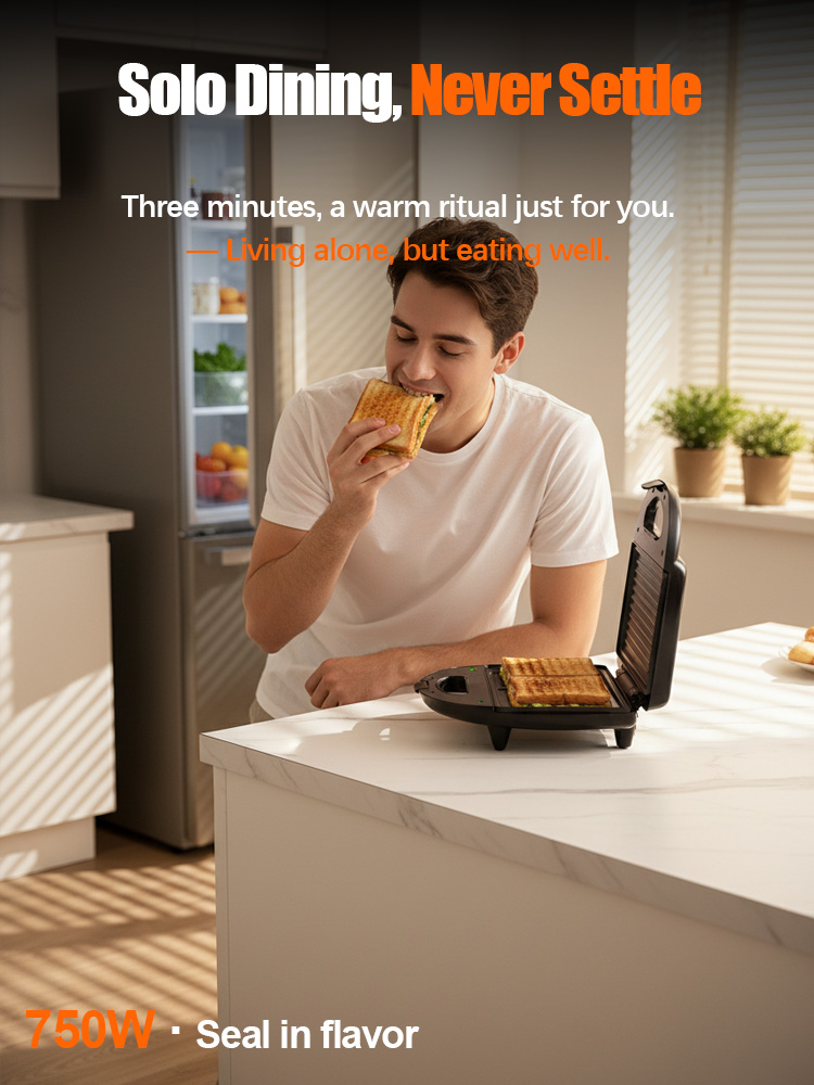 サンドイッチメーカー Sonifer SF-6173 750 - Sandwich Press Grill のレビューと価格