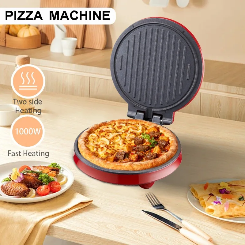 110V電気ピザマシン、両面加熱電気ケーキパン、パンケーキマ - Sandwich Press Grill のレビューと価格