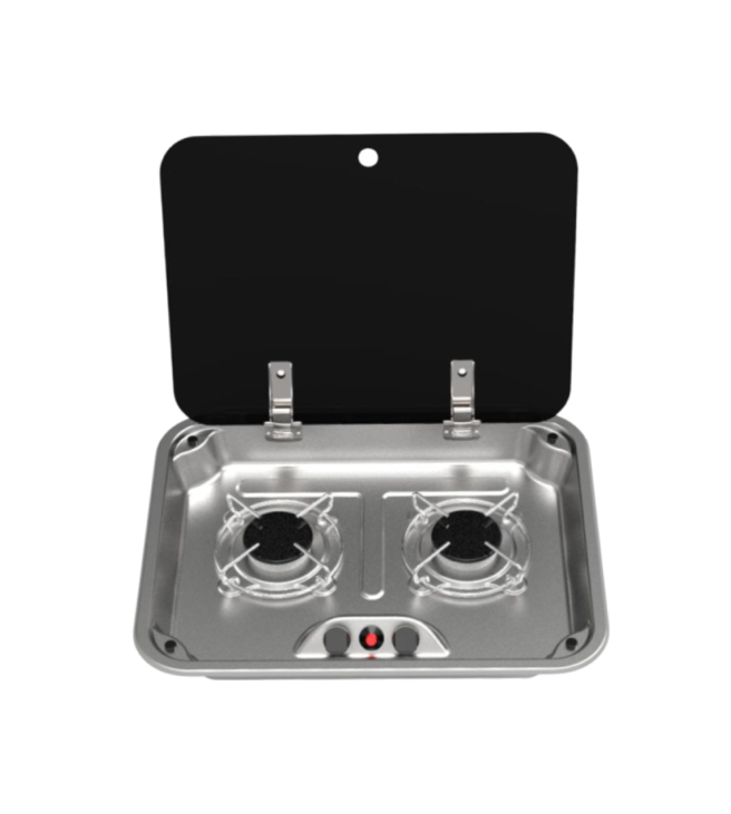 RVキッチン家電 ステンレス製ストーブ 2バーナー クックト - Kitchen Appliances Electric Stove のレビューと価格
