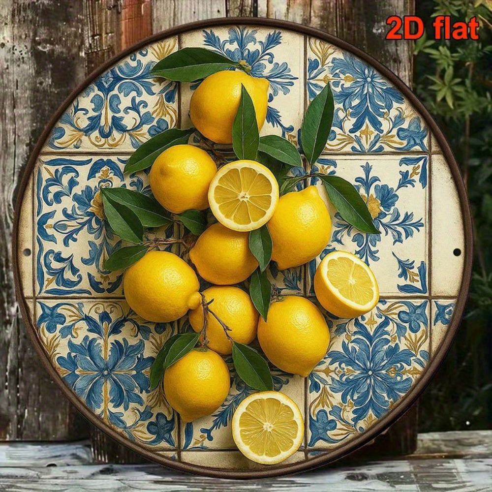CIFBUY レトロフレンチレモンフルーツラウンド 8x8イ - Kitchen Appliances Vintage のレビューと価格