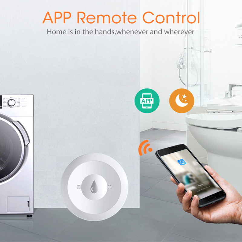 Zigbee 水センサー洪水漏水検知器アプリリモート監視キッ - Kitchen Appliances Video のレビューと価格