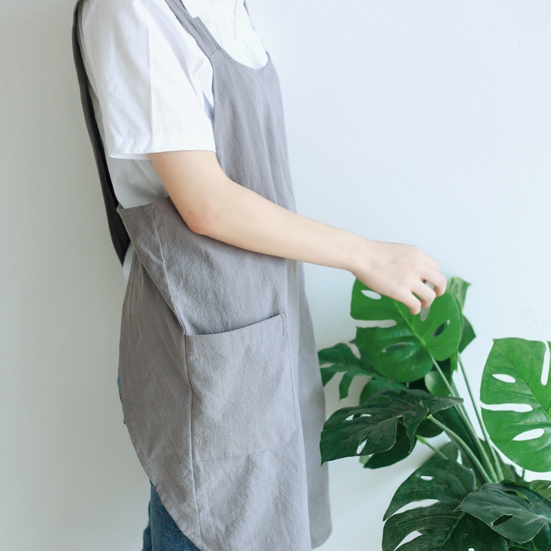 1枚入りレトロ女性用エプロン コットンリネンエプロン ドレス - Kitchen Appliances Vintage のレビューと価格