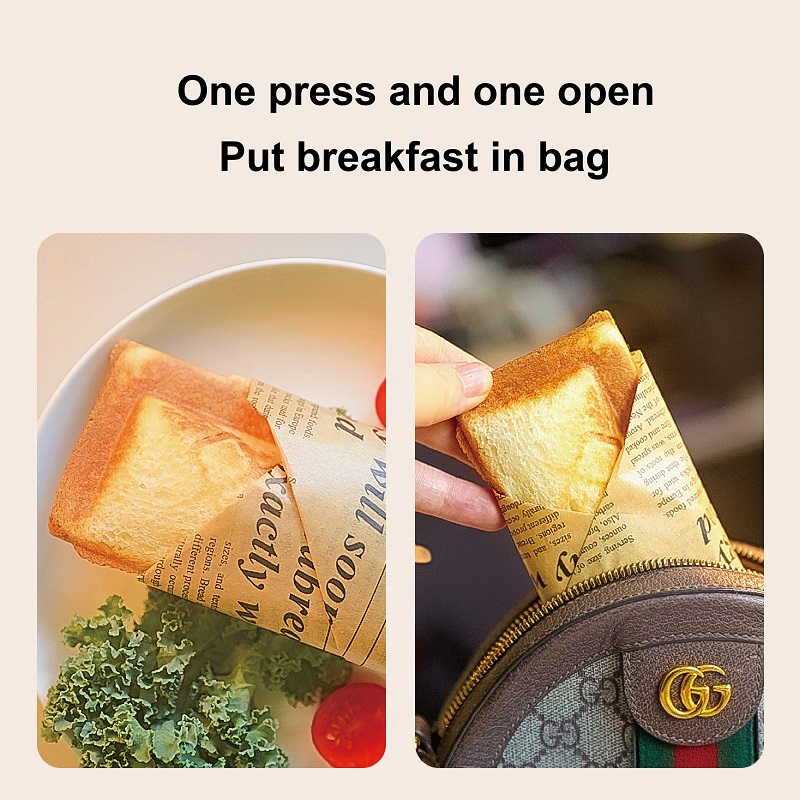 500Wサンドイッチマシン、高速朝食マシン、家庭用ホットプレ - Sandwich Press Grill のレビューと価格
