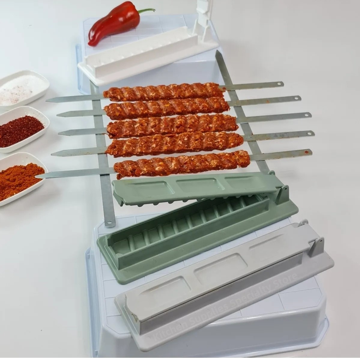 新型シングル列ケバブメーカー、バーベキュー肉串機、ケバブプレ - Sandwich Press Grill のレビューと価格